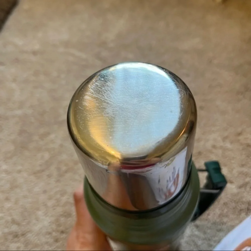 Extra large 15” Stanley metal thermos - Picture 4 of 11